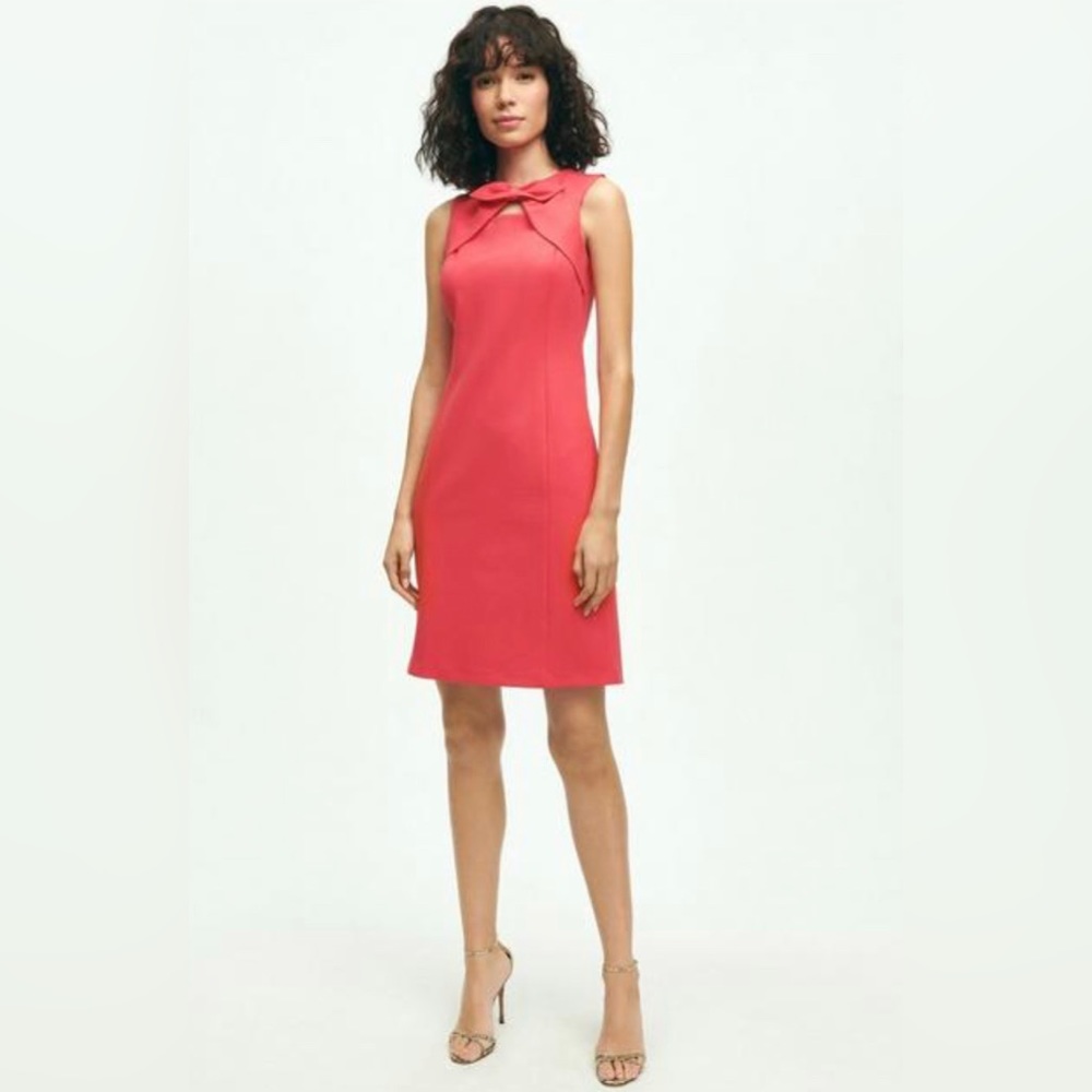 Brooks Brothers Ponte Cut-Out Sheath Dress Size 2